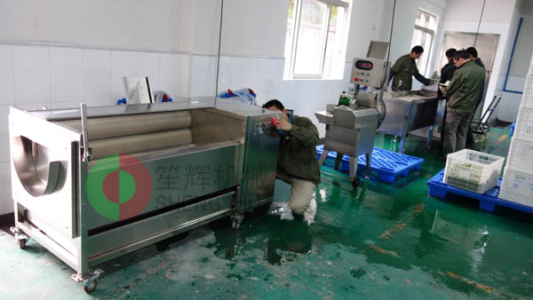 我公司為日資企業(yè)WCSP提供芥茉加工線！