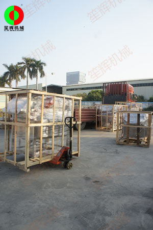 年前某經(jīng)銷商定購(gòu)的蔬果加工機(jī)械設(shè)備訂單，按期完工交付！