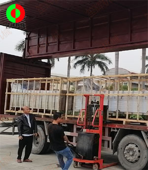 氣泡洗菜機等一批蔬果清洗設(shè)備按時交付客戶！